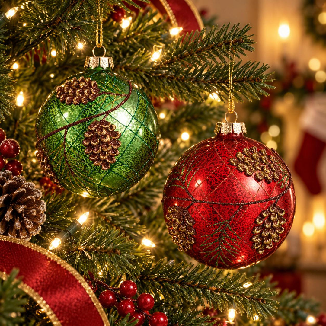 5" Mercury Glass Pinecone Ball Ornament-Home/Giftware-Kevin's Fine Outdoor Gear & Apparel