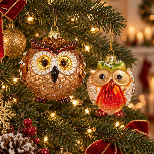 Jeweled Owl Ornament-Home/Giftware-Kevin's Fine Outdoor Gear & Apparel