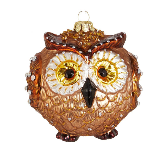 Jeweled Owl Ornament-Home/Giftware-Kevin's Fine Outdoor Gear & Apparel