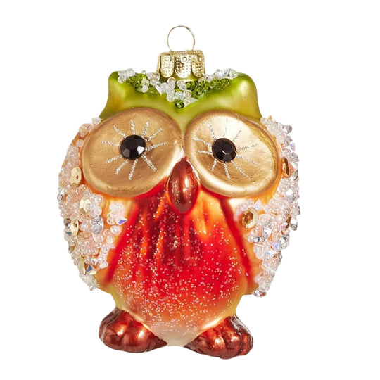 Jeweled Owl Ornament-Home/Giftware-Kevin's Fine Outdoor Gear & Apparel