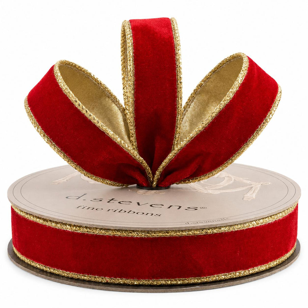 1" x 10yds Lush Velvet Metallic Ribbon-Home/Giftware-Kevin's Fine Outdoor Gear & Apparel