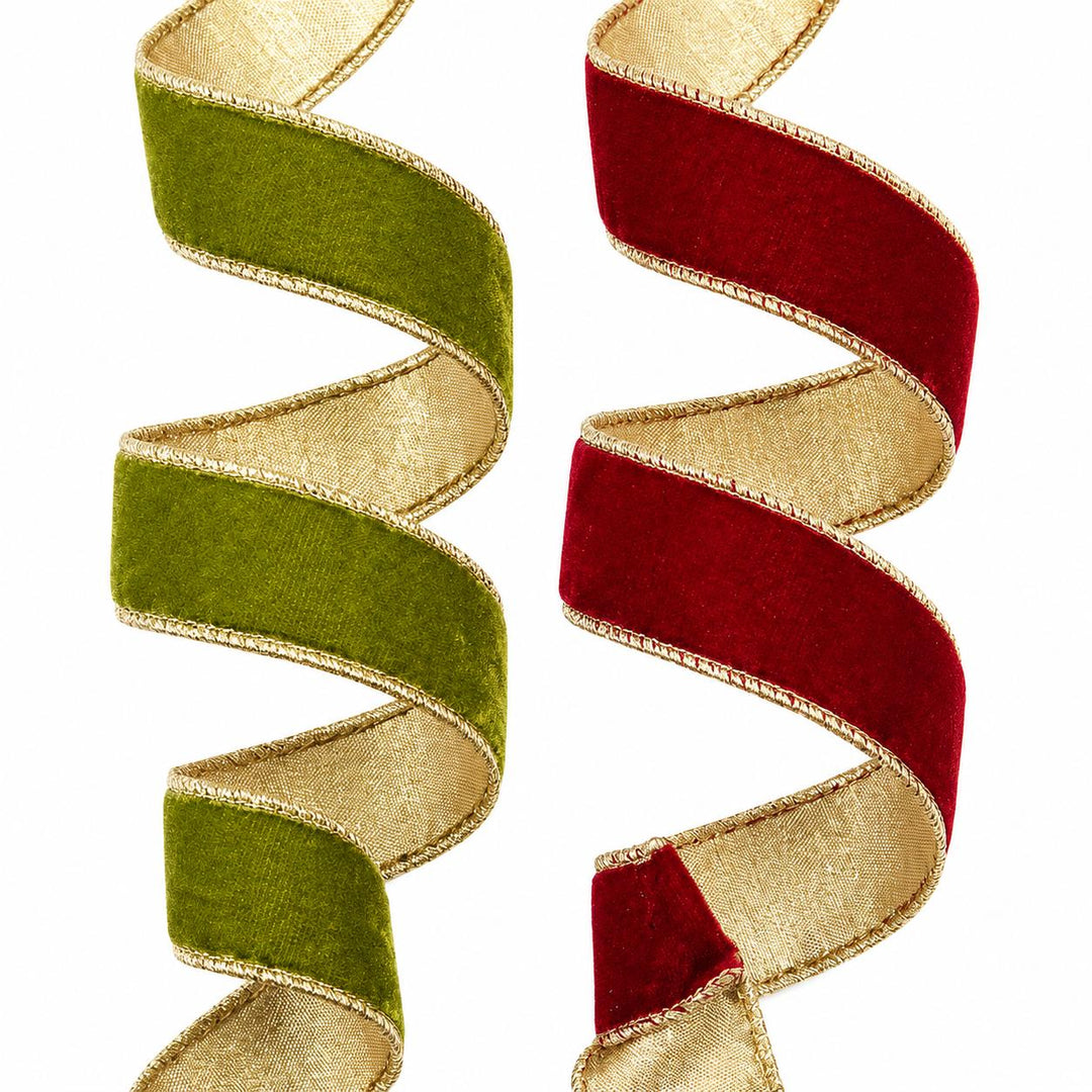 1" x 10yds Lush Velvet Metallic Ribbon-Home/Giftware-Kevin's Fine Outdoor Gear & Apparel