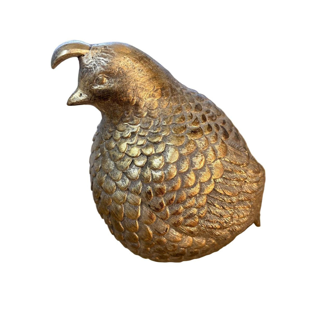 Assorted Gold Resin Quails-Home/Giftware-Sitting-Kevin's Fine Outdoor Gear & Apparel