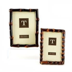 Faux Bamboo Photo Frames-Home/Giftware-Dark Brown-4" x 6"-Kevin's Fine Outdoor Gear & Apparel