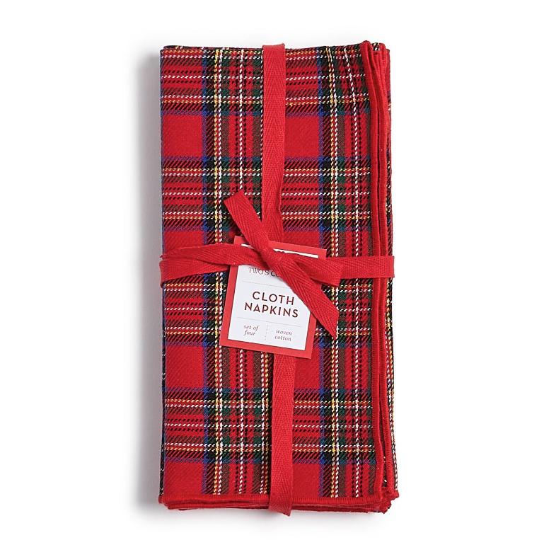 Tartan Traditions Cloth Napkins (Set of 4)-Home/Giftware-Kevin's Fine Outdoor Gear & Apparel