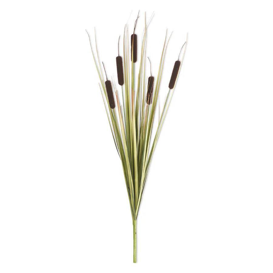 25" Dark Brown 5 Head Cattail Stem-Home/Giftware-Kevin's Fine Outdoor Gear & Apparel