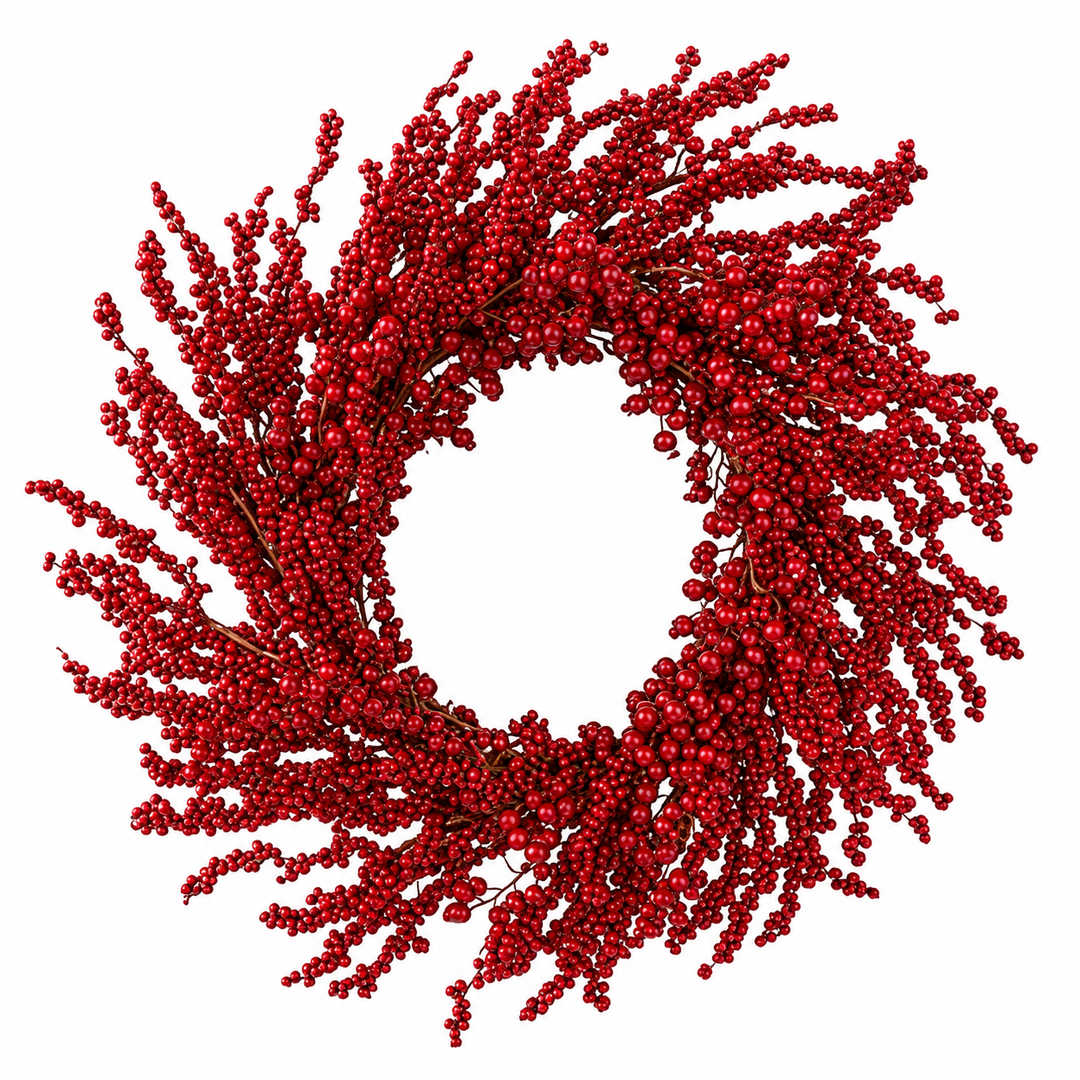 30" Red Berry Wreath-Home/Giftware-Kevin's Fine Outdoor Gear & Apparel