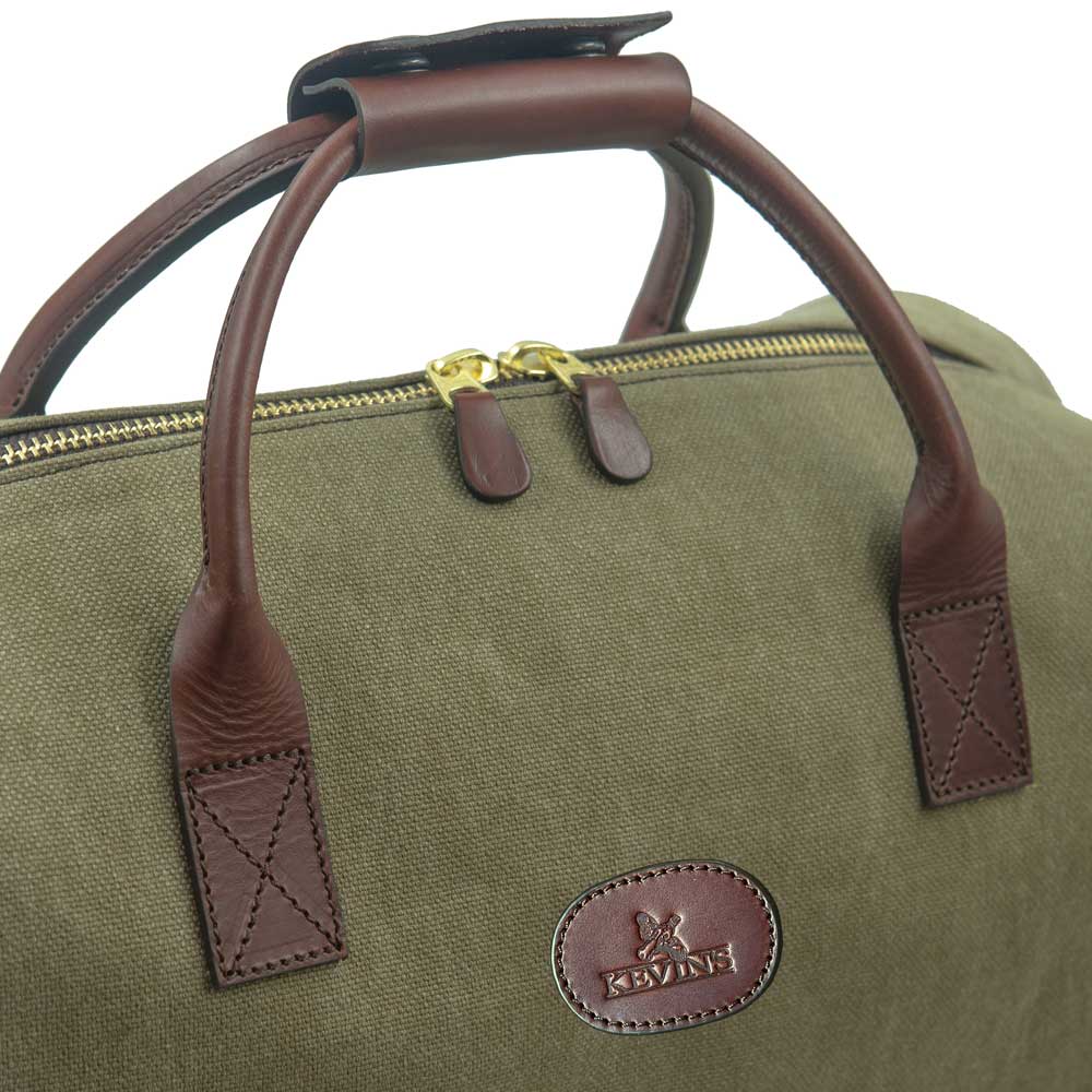 Kevin's Holdall Canvas & Leather Duffle Bag-Luggage-Kevin's Fine Outdoor Gear & Apparel