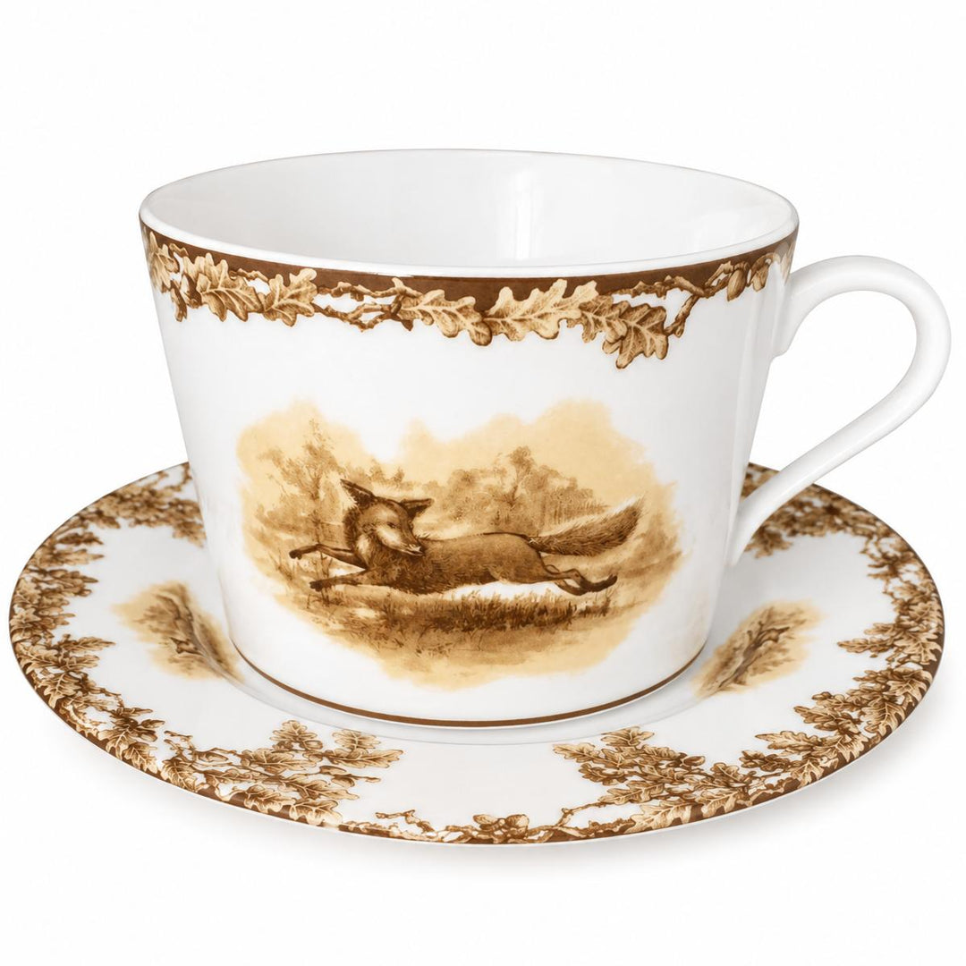 Fox Run 11 oz Cup and Saucer-Home/Giftware-Kevin's Fine Outdoor Gear & Apparel