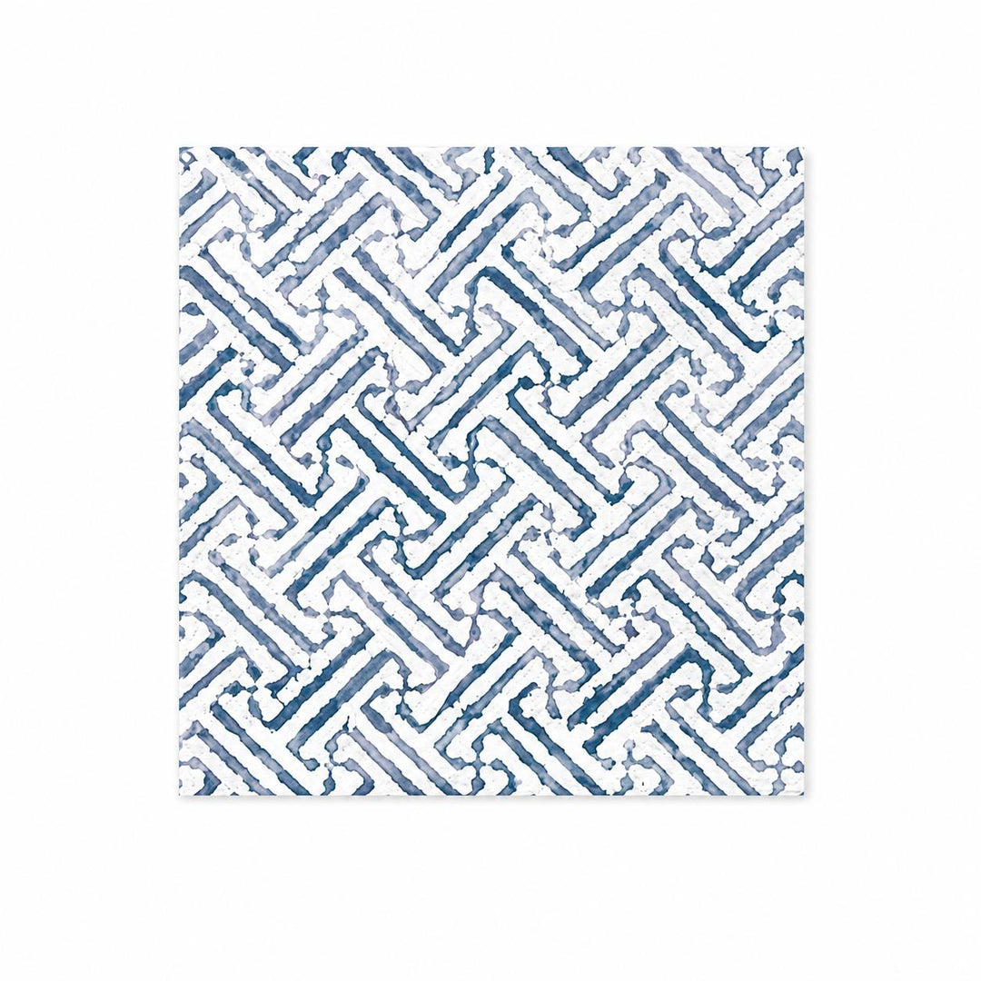 Vietri Papersoft Cocktail Napkins (Pack of 20)-Home/Giftware-Greek Key Blue-Kevin's Fine Outdoor Gear & Apparel
