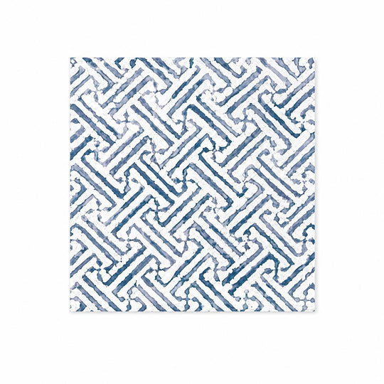 Vietri Papersoft Cocktail Napkins (Pack of 20)-Home/Giftware-Greek Key Blue-Kevin's Fine Outdoor Gear & Apparel