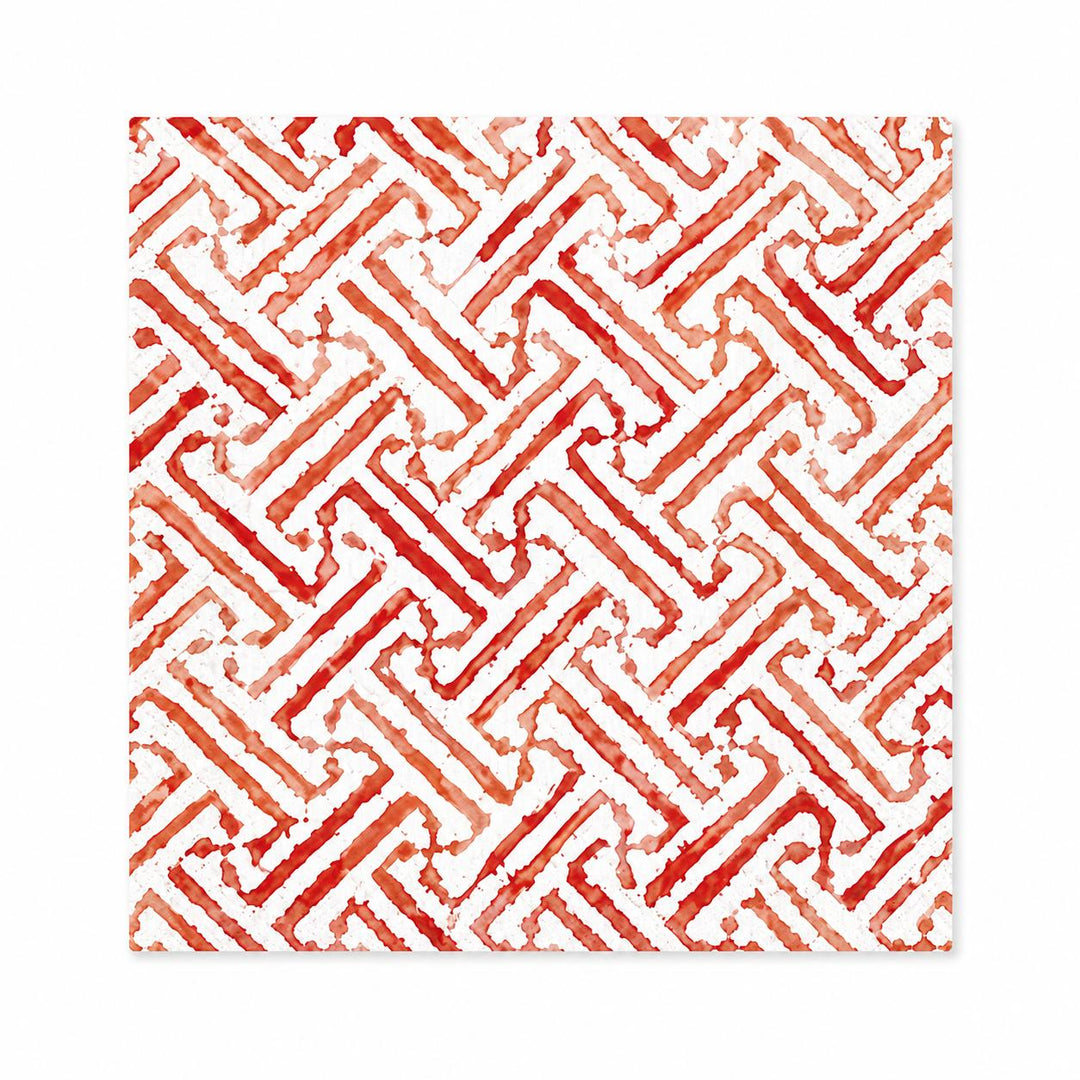 Vietri Papersoft Cocktail Napkins (Pack of 20)-Home/Giftware-Greek Key Red-Kevin's Fine Outdoor Gear & Apparel