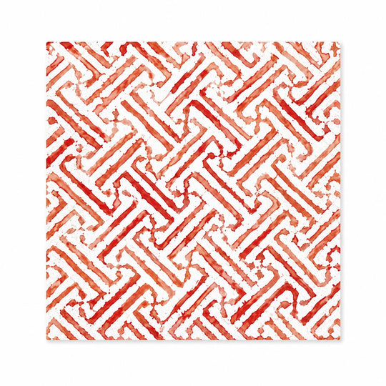 Vietri Papersoft Cocktail Napkins (Pack of 20)-Home/Giftware-Greek Key Red-Kevin's Fine Outdoor Gear & Apparel