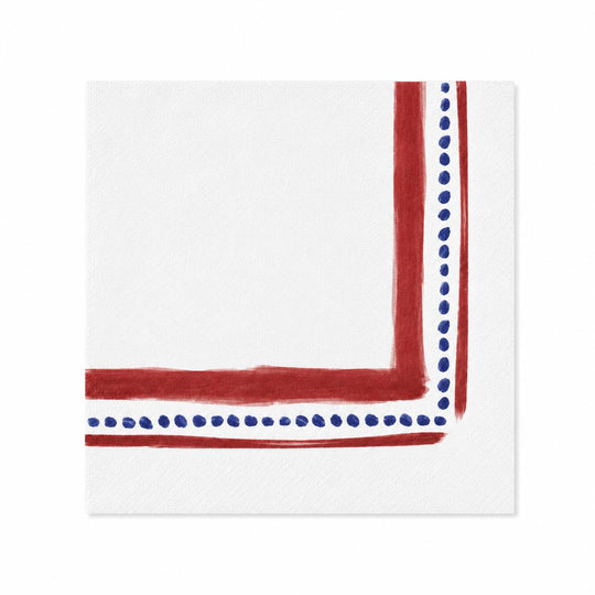 Vietri Papersoft Cocktail Napkins (Pack of 20)-Home/Giftware-Campagna Red-Kevin's Fine Outdoor Gear & Apparel