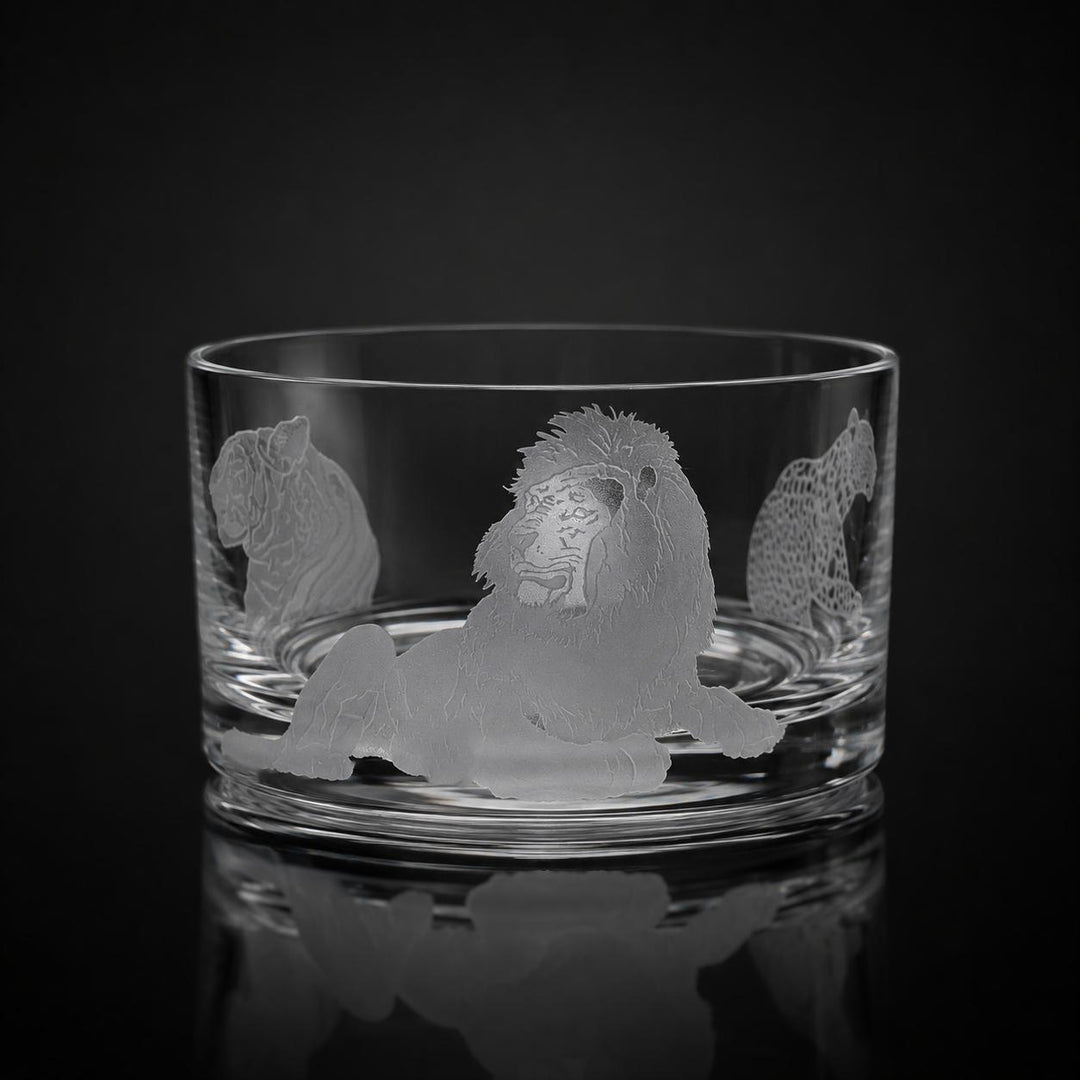 Kevin's Crystal Small Bowl-Home/Giftware-African Cats-Kevin's Fine Outdoor Gear & Apparel
