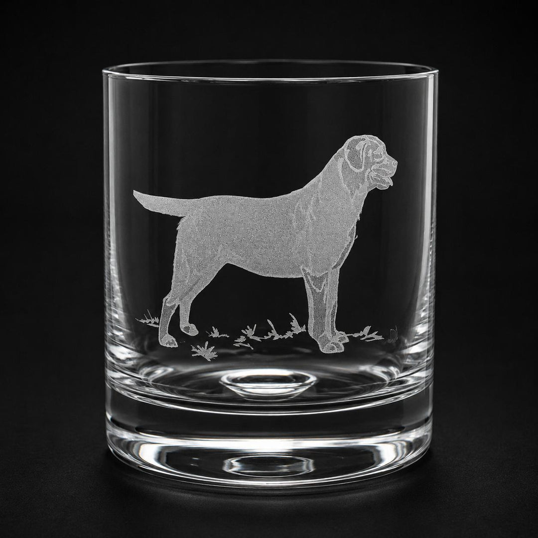 Kevin's Crystal 11 oz Old Fashioned Glass-Home/Giftware-Black Lab-Kevin's Fine Outdoor Gear & Apparel