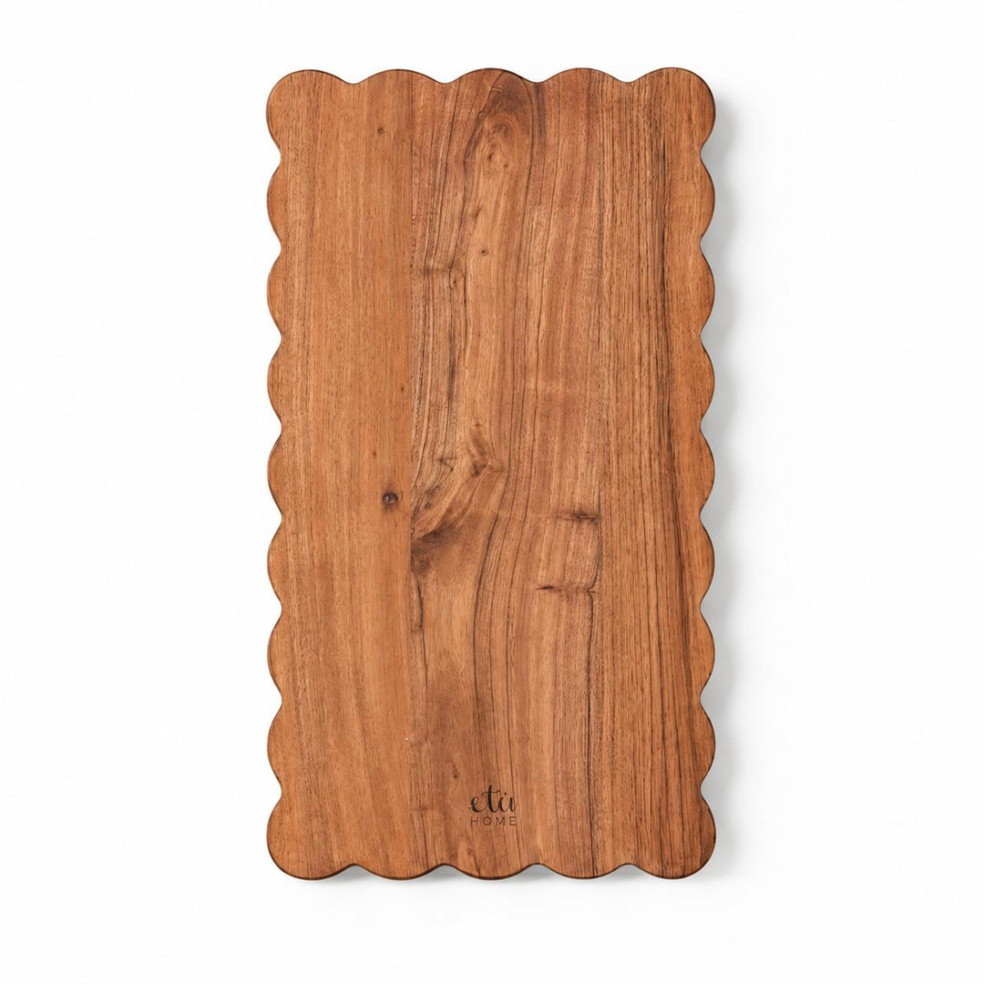 Scalloped Rectangle Cutting Board-Home/Giftware-Kevin's Fine Outdoor Gear & Apparel