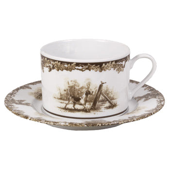 On Point 8oz Cup and Saucer-Home/Giftware-Kevin's Fine Outdoor Gear & Apparel