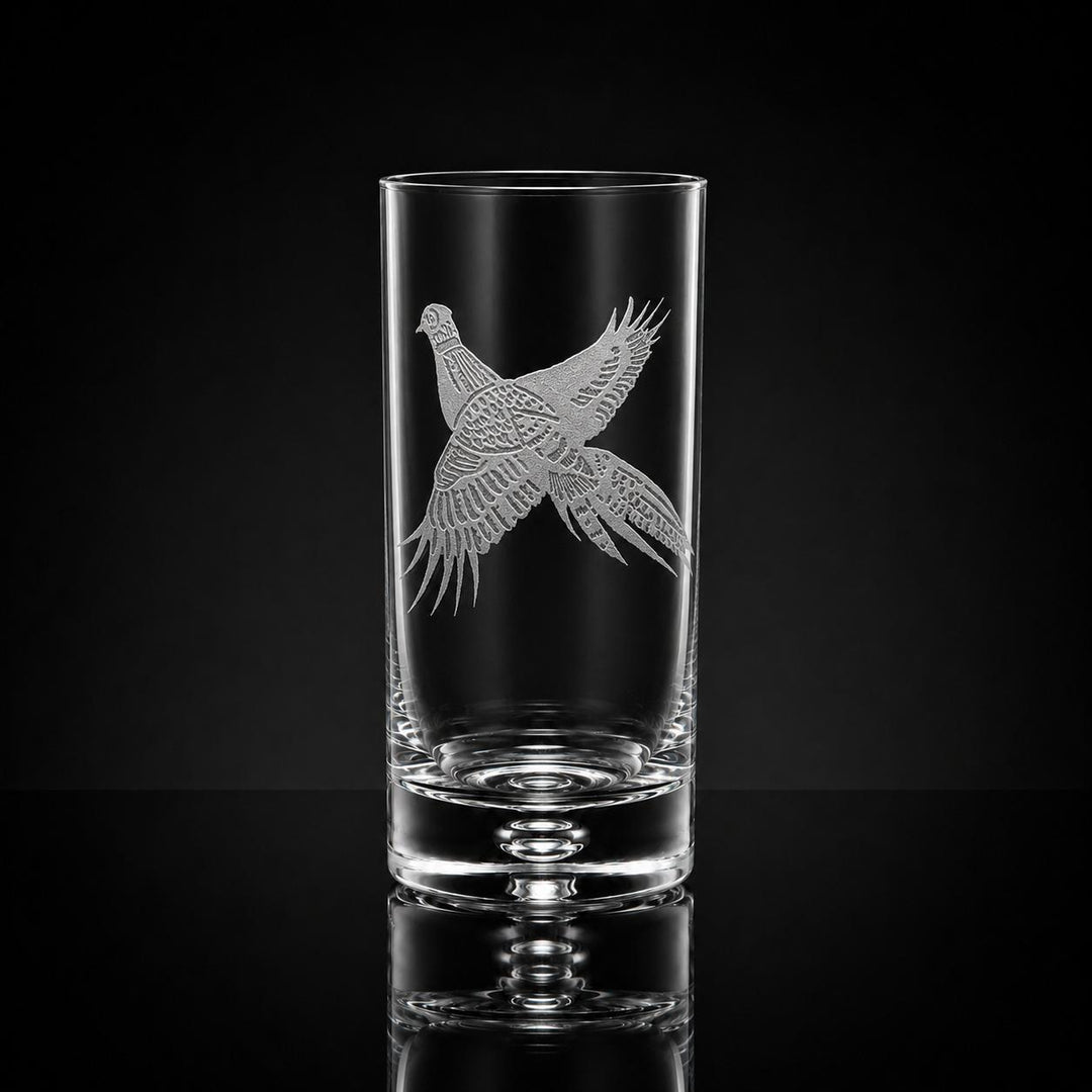 Kevin's Crystal 14 oz Highball Glass-Home/Giftware-Pheasant-Kevin's Fine Outdoor Gear & Apparel