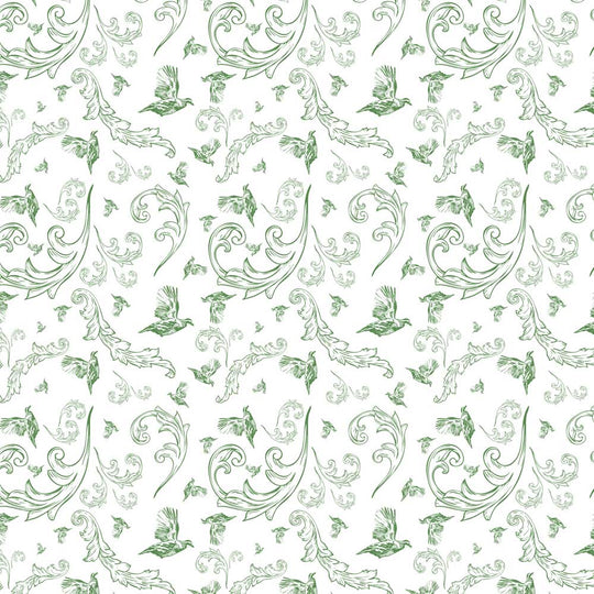 Kevin's Quail Toile Napkins-GREEN-Kevin's Fine Outdoor Gear & Apparel