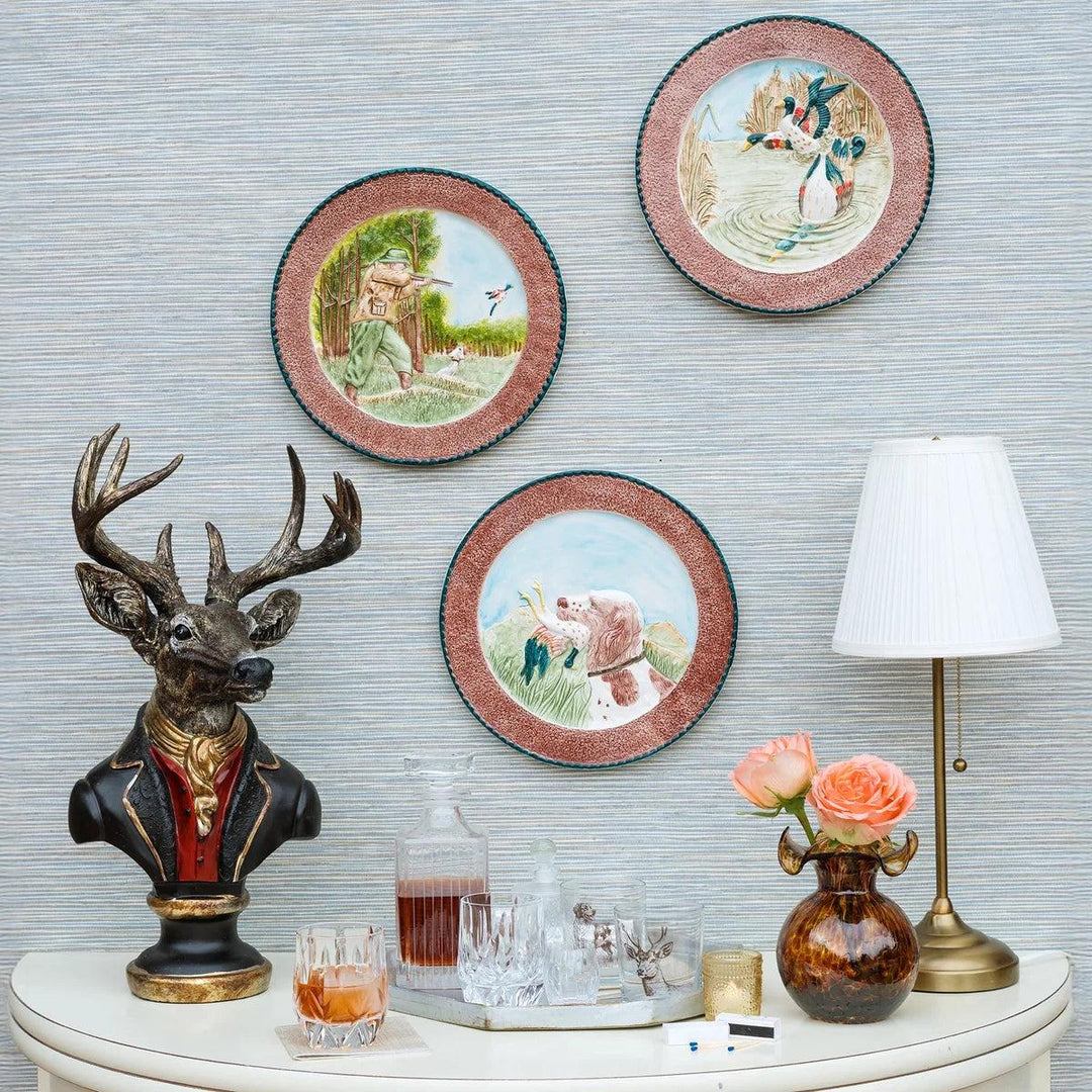 Vietri Wildlife Wall Plate-Home/Giftware-Kevin's Fine Outdoor Gear & Apparel