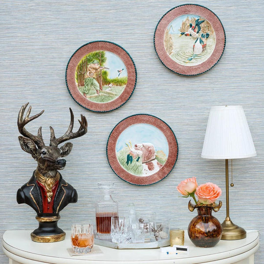 Vietri Wildlife Wall Plate-Home/Giftware-Kevin's Fine Outdoor Gear & Apparel