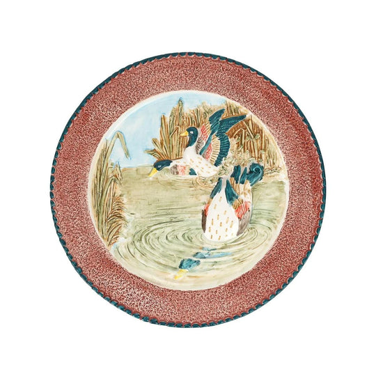 Vietri Wildlife Wall Plate-Home/Giftware-Kevin's Fine Outdoor Gear & Apparel