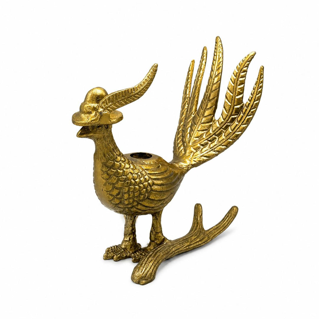E+E Antique Gold Candlestick Holder-Home/Giftware-Avery-8.25"-Kevin's Fine Outdoor Gear & Apparel