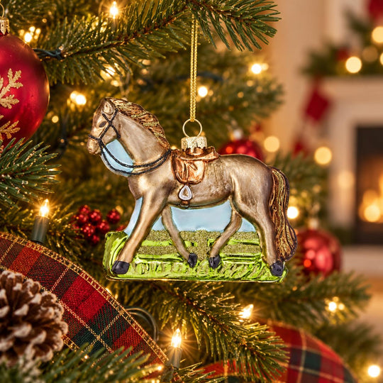 4" Glass Horse Ornament-Home/Giftware-Kevin's Fine Outdoor Gear & Apparel