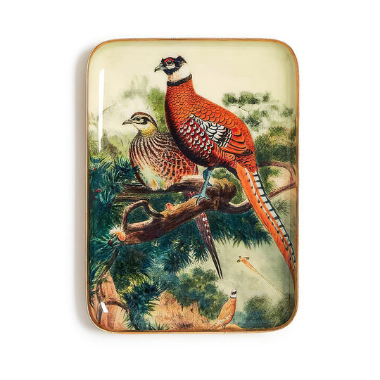 The Pheasant Catchall Tray-Home/Giftware-2 Pheasants-Kevin's Fine Outdoor Gear & Apparel