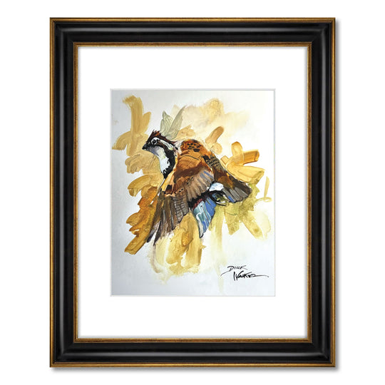 Dirk Walker Framed Print Collection-Bobwhite Quail-Kevin's Fine Outdoor Gear & Apparel