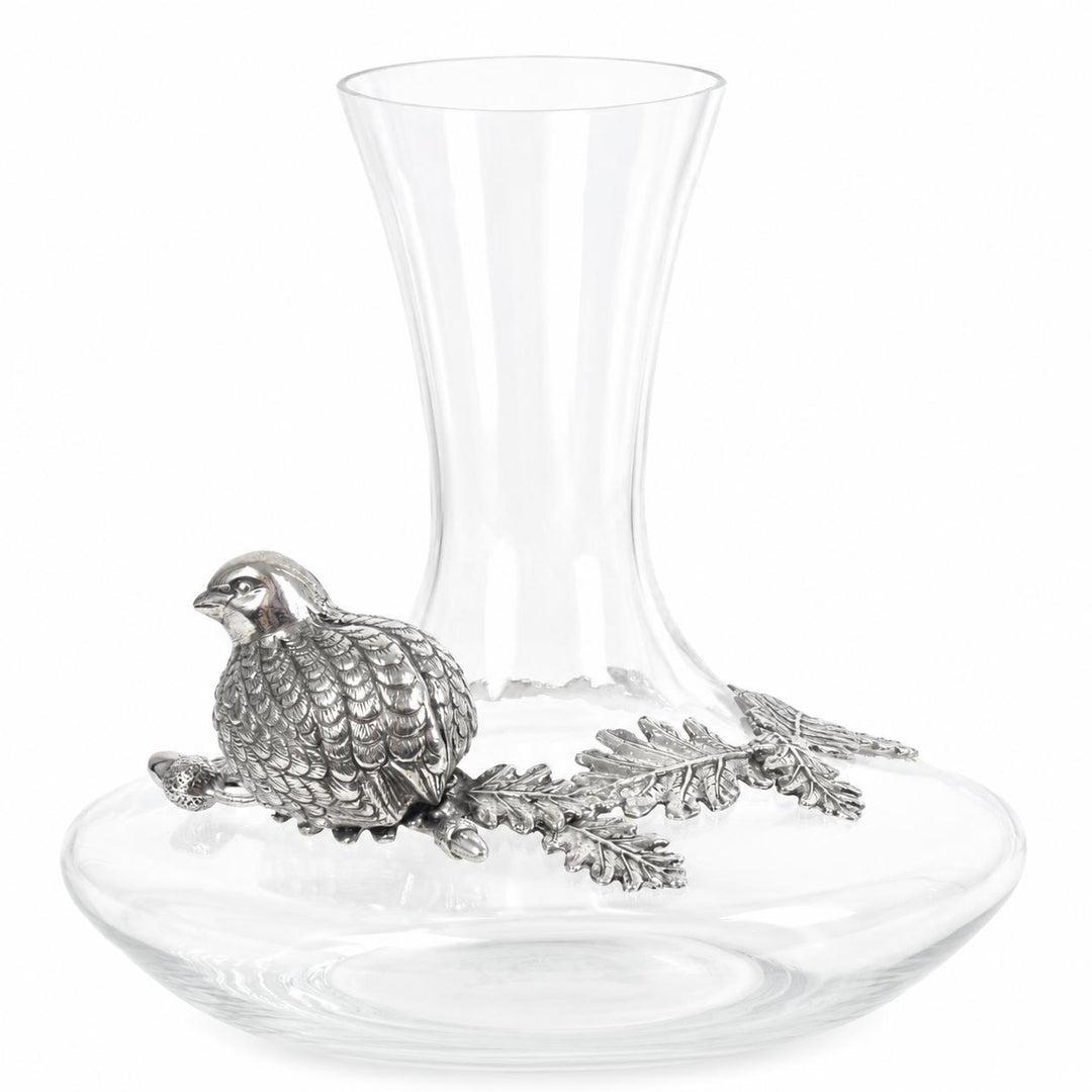 Italian Pewter trimmed Kevin's Sporting Decanters-Home/Giftware-Quail-Kevin's Fine Outdoor Gear & Apparel