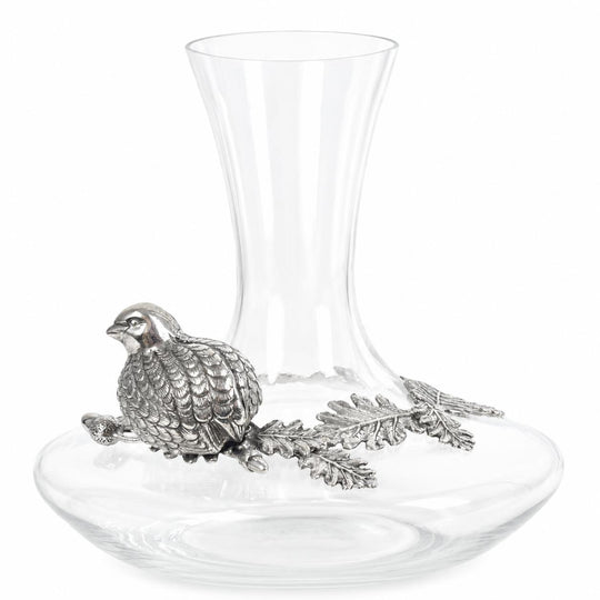 Italian Pewter trimmed Kevin's Sporting Decanters-Home/Giftware-Quail-Kevin's Fine Outdoor Gear & Apparel