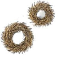 Round Dried Wheat and Twig Wreaths-Home/Giftware-S-Kevin's Fine Outdoor Gear & Apparel