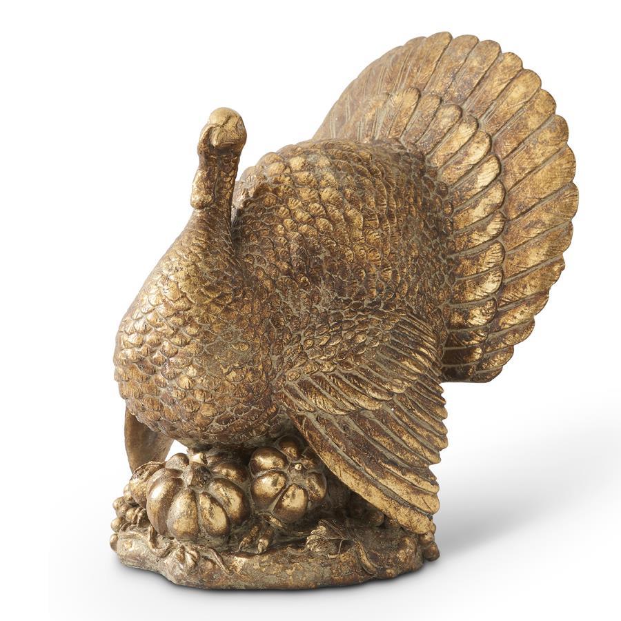 Resin Gold Antique Turkey-Home/Giftware-17"-Kevin's Fine Outdoor Gear & Apparel