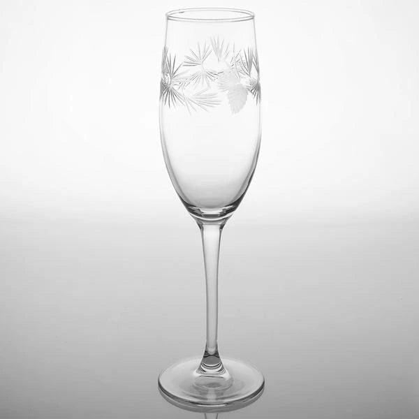 Pinecone Glassware - 8 oz Champagne Glass-Home/Giftware-Kevin's Fine Outdoor Gear & Apparel