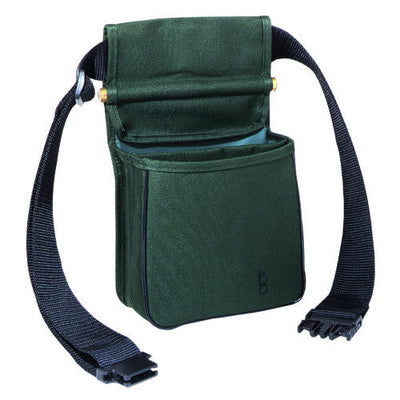 Bob Allen Original Divided Shell Pouch With Belt-Hunting/Outdoors-Green-Kevin's Fine Outdoor Gear & Apparel