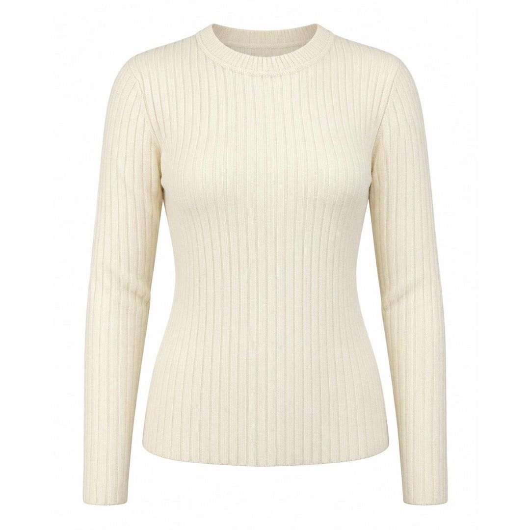 Autumn Cashmere Rib Crew