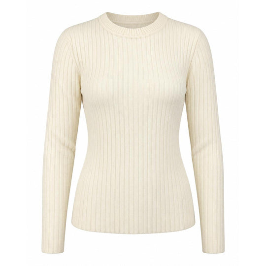 Autumn Cashmere Rib Crew