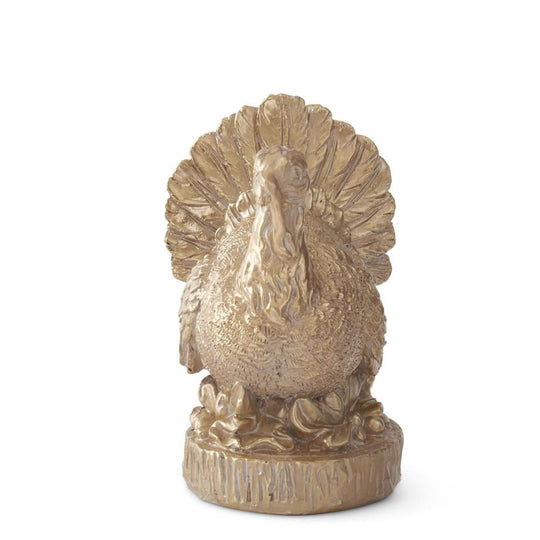 Resin Gold Old Fashion Gold Turkey-Home/Giftware-4.5"-Kevin's Fine Outdoor Gear & Apparel