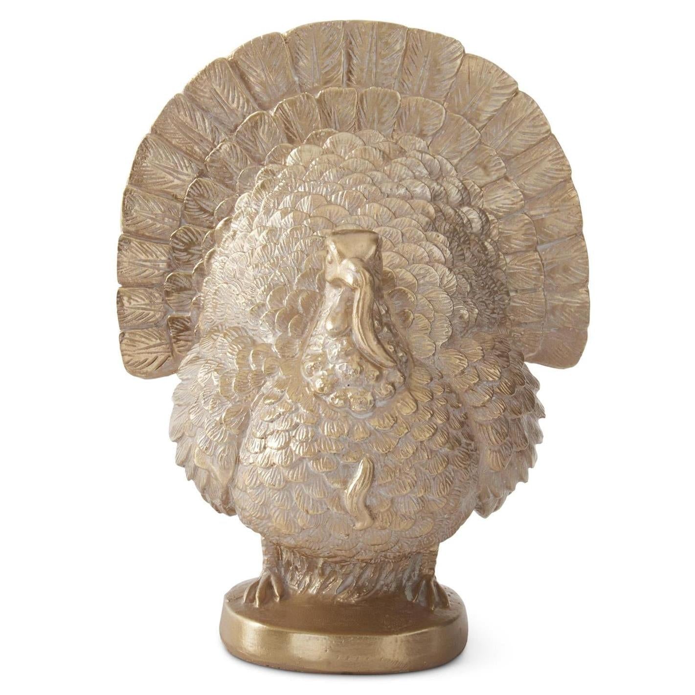 Resin Gold Old Fashion Gold Turkey-Home/Giftware-7.5