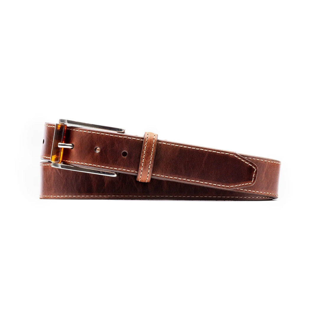 Ceinture en alligator à cornes Martin Dingman Hadley Baby Hornback 
