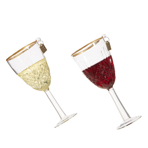 Eric Cortina Collection 5.5" Elegant Wine Ornament-Home/Giftware-White Wine-Kevin's Fine Outdoor Gear & Apparel