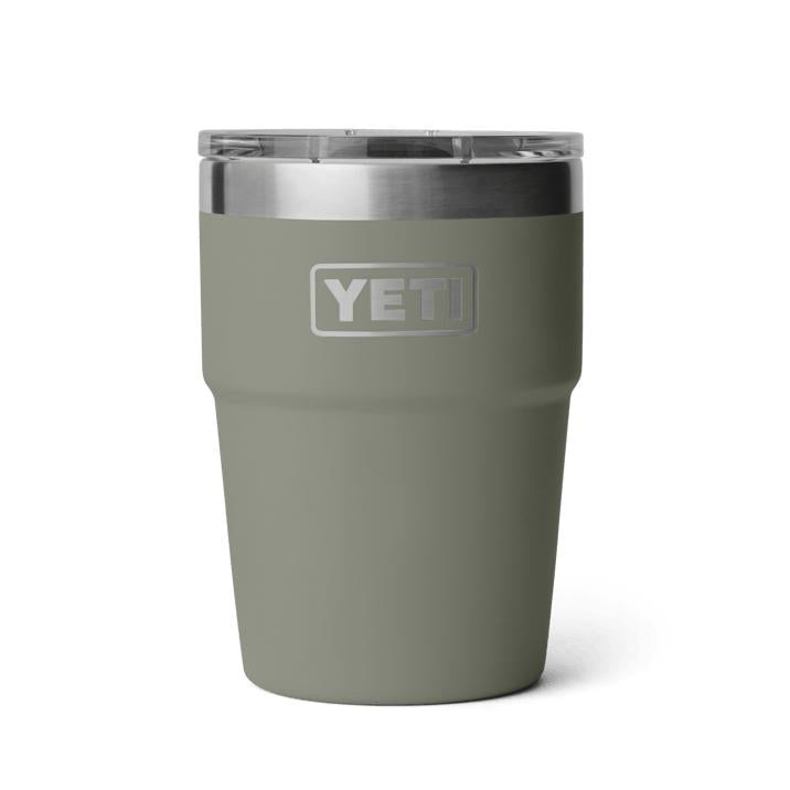 Yeti Rambler 16 oz stapelbar mit Magslider-Deckel