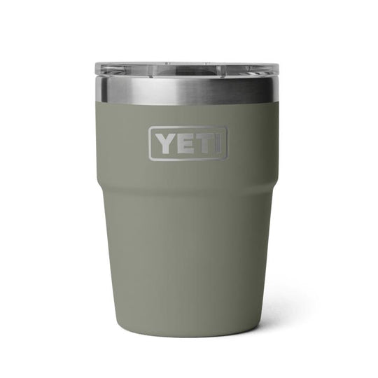 Yeti Rambler 16 oz stapelbar mit Magslider-Deckel