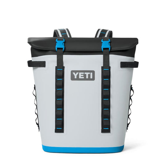 YETI Hopper M20 Backpack Soft Cooler-Hunting/Outdoors-Fog Gray/Blue-Kevin's Fine Outdoor Gear & Apparel