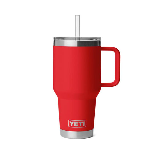 YETI Rambler 35 oz Mug with Straw Lid-Hunting/Outdoors-Rescue Red-Kevin's Fine Outdoor Gear & Apparel
