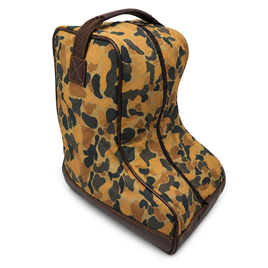 Kevin's Canvas & Leather Boot Bag-Hunting/Outdoors-Vintage Brown Camo-Kevin's Fine Outdoor Gear & Apparel
