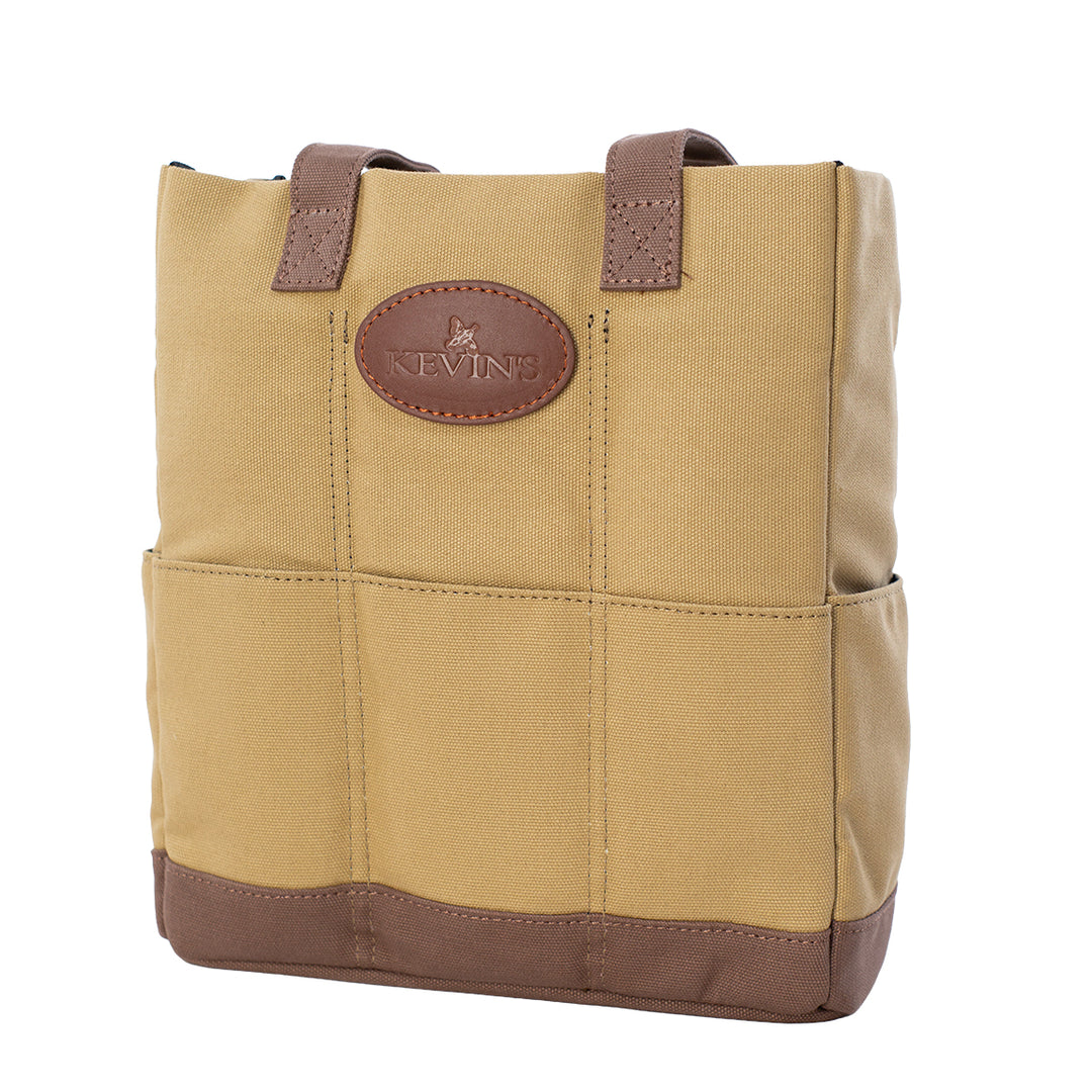Kevin's Canvas 3 Bottle Wine Tote-Hunting/Outdoors-Tan-Kevin's Fine Outdoor Gear & Apparel
