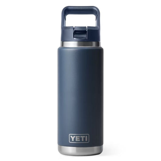 Yeti Rambler 26 oz Water Bottle with Straw Cap-Hunting/Outdoors-NAVY-Kevin's Fine Outdoor Gear & Apparel